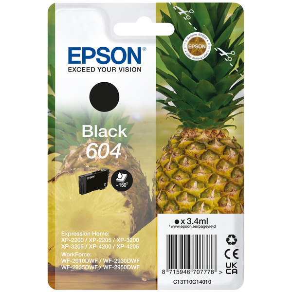 Original Epson Tinte C13T10G14010 / 604 / C13T10G14010 schwarz für C13T10G14010